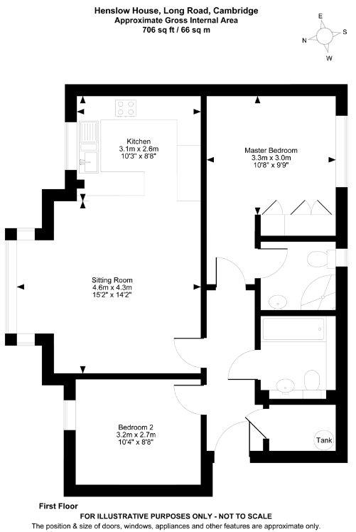 2 Bedroom to let in Cambridge Cheffins Cambridge Lettings